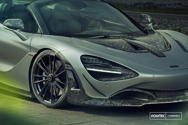 Фото дисков NOVITEC MC3 Черный сатин на McLaren 720S