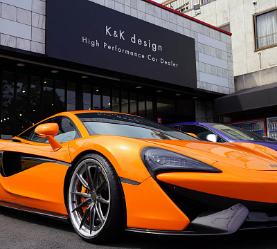 Фото дисков HRE S104SC на McLaren 570S