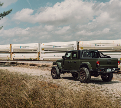 Фото дисков Vossen HFX-1 (5-Lug) на Jeep Gladiator II (JT)