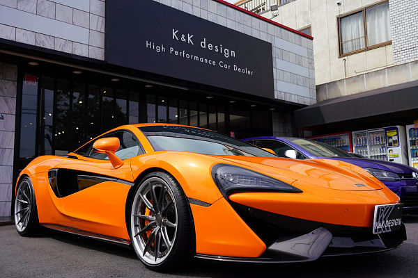 Фото дисков HRE S104SC Глянцевый темный лак на McLaren 570S