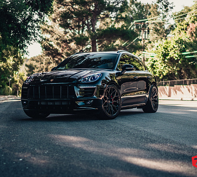 Фото дисков Vossen HF-2 на Porsche Macan I