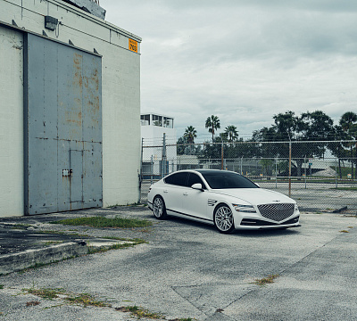Фото дисков Vossen HF-7 на Genesis G80 II