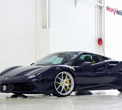 Фото дисков HRE P101 на Ferrari 488