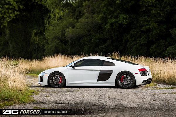 Фото дисков BC Forged HCA162 Черный матовый на Audi R8 (4S)