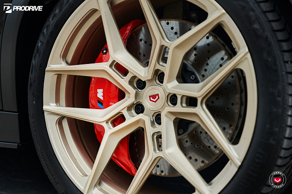 Фото дисков Vossen EVO-4 Сатиновая шампань на BMW X6/X6 M (G06/F96)