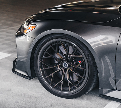 Фото дисков Brixton Forged PF10 на Audi A/RS 7 (4K)