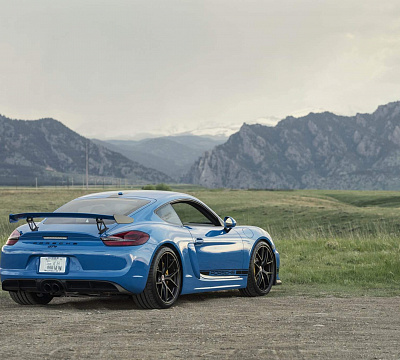 Фото дисков HRE P101 на Porsche Cayman II