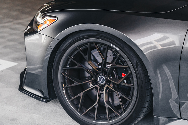 Фото дисков Brixton Forged PF10 Сатиновая темная бронза на Audi A/RS 7 (4K)