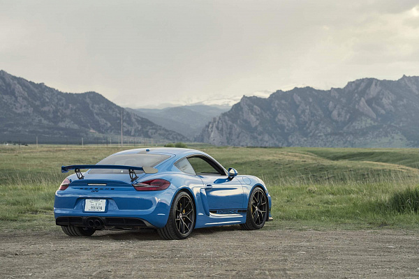 Фото дисков HRE P101 Черный сатин на Porsche Cayman II