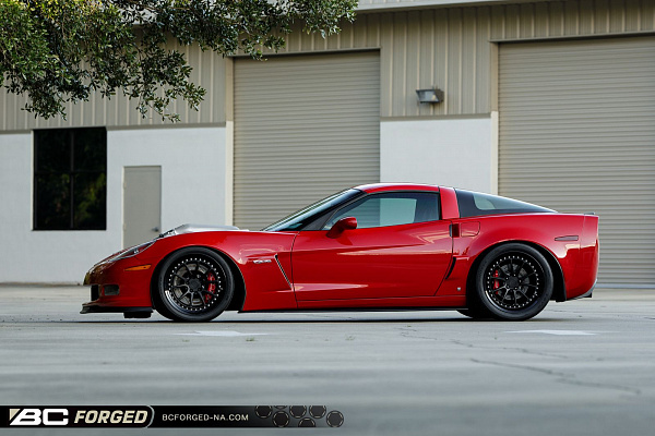 Фото дисков BC Forged LE10 // MLE10 Черный матовый на Chevrolet Corvette C6