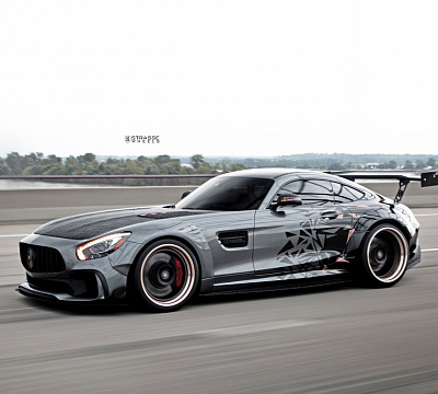 Фото дисков Strasse Wheels SV8 Performance на Mercedes-Benz AMG GT I