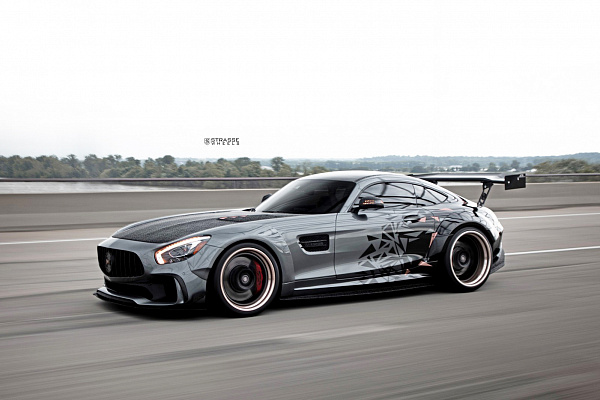 Фото дисков Strasse Wheels SV8 Performance Другой цвет на Mercedes-Benz AMG GT I