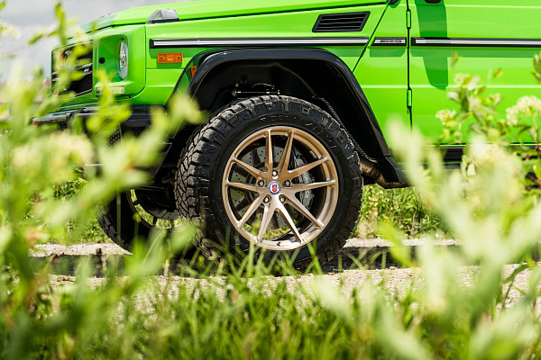 Фото дисков HRE P104 Глянцевая шампань на Mercedes-Benz G-Class II