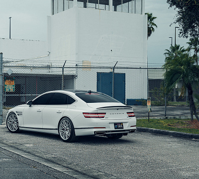 Фото дисков Vossen HF-7 на Genesis G80 II