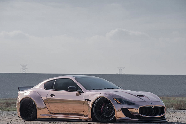 Фото дисков Savini SV78 Черный матовый на Maserati GranTurismo I