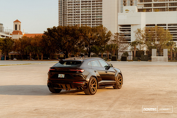 Фото дисков NOVITEC NL4 Сатиновая бронза на Lamborghini Urus