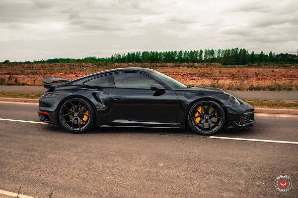 Фото дисков Vossen S21-01 Черный сатин на Porsche 911 VIII