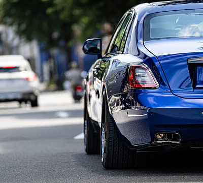 Фото дисков HRE 501 на Rolls-Royce Ghost II