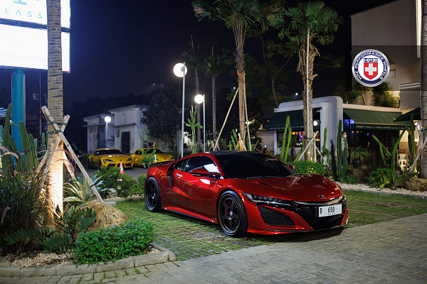 Фото дисков HRE 305 Черный сатин на Acura NSX II