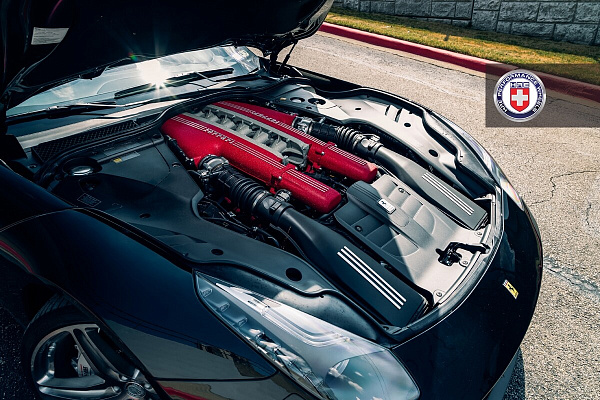 Фото дисков HRE P107 Глянцевый темный лак на Ferrari F12