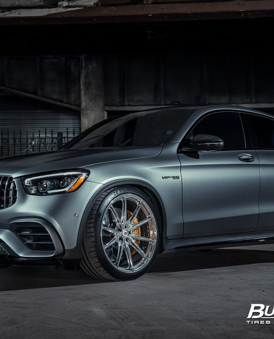 Фото дисков P104SC Полированный лак на Mercedes-Benz GLC (X253, C253)