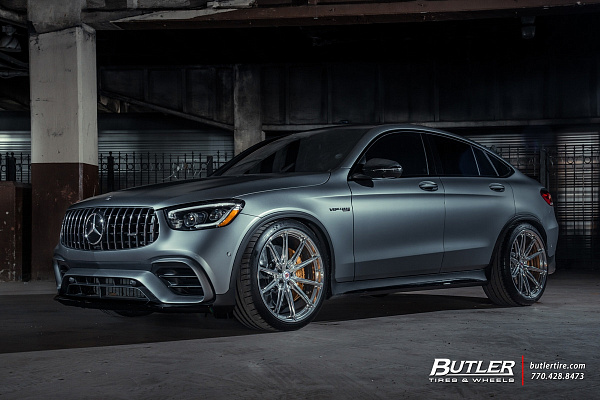 Фото дисков HRE P104SC Полированный лак на Mercedes-Benz GLC (X253, C253)