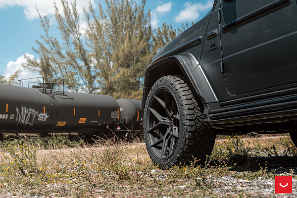 Фото дисков Vossen HF-5 Черный матовый на Mercedes-Benz G-Class III