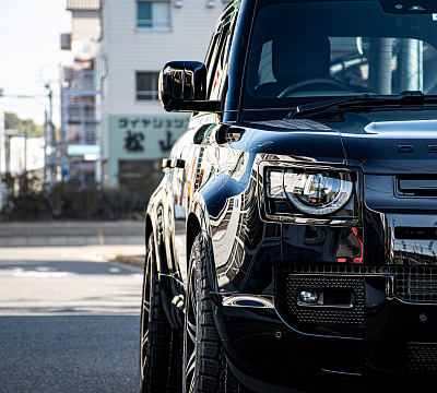 Фото дисков HRE 301M на Land Rover Defender II