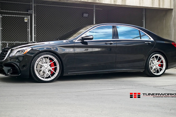 Фото дисков HRE P101 Полированный лак на Mercedes-Benz S-Class (W222, C217)