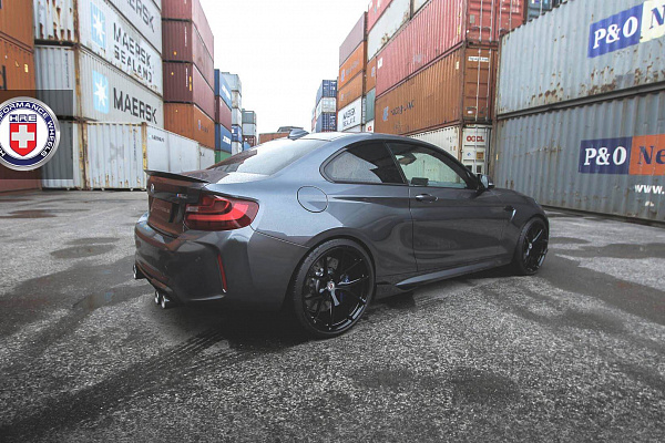 Фото дисков HRE P101 Черный глянец на BMW 2/M2 (F22/F87)