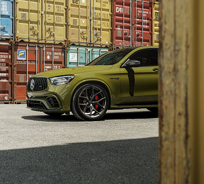 Фото дисков Vossen HF-5 на Mercedes-Benz GLC (X253, C253)