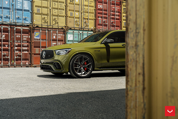 Фото дисков Vossen HF-5 Черный глянец на Mercedes-Benz GLC (X253, C253)