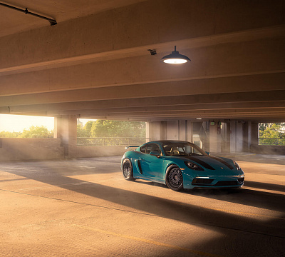 Фото дисков HRE 501 на Porsche Cayman III
