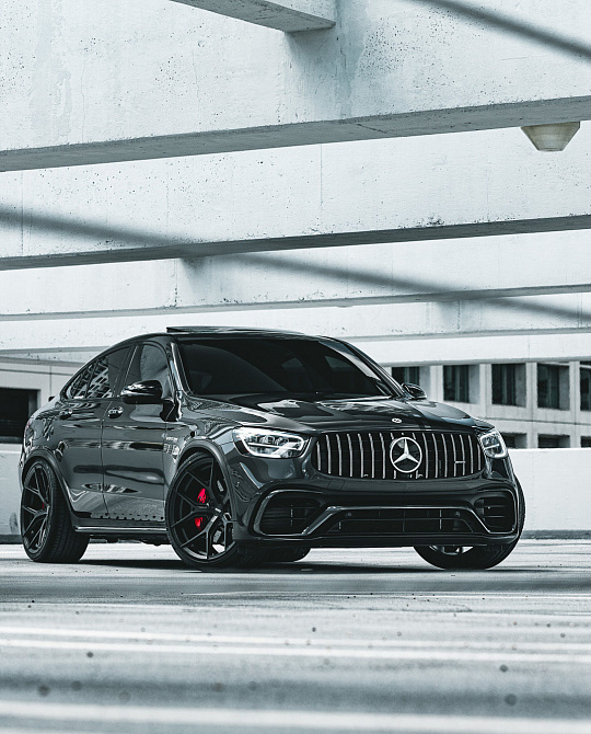 Фото дисков HF-5 Черный сатин на Mercedes-Benz GLC (X253, C253)