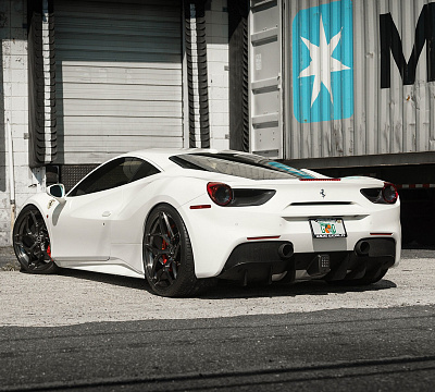 Фото дисков Brixton Forged PF5 на Ferrari 488