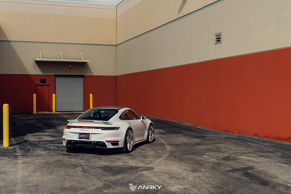 Фото дисков Anrky AN27 Полированный лак на Porsche 911 VIII