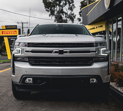 Фото дисков Vossen HF6-4 на Chevrolet Silverado IV
