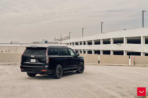 Фото дисков Vossen HFX-1 (6-Lug) Черный глянец на Cadillac Escalade V