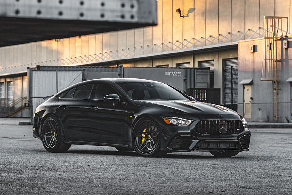 Фото дисков Strasse Wheels SV4 Deep Concave FS Черный сатин на Mercedes-Benz AMG GT I
