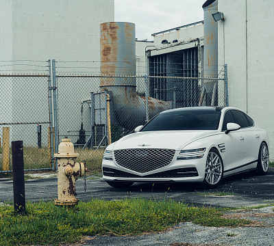 Фото дисков Vossen HF-7 на Genesis G80 II