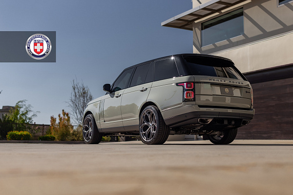 Фото дисков HRE P111SC Сатиновый тонированный лак на Range Rover IV