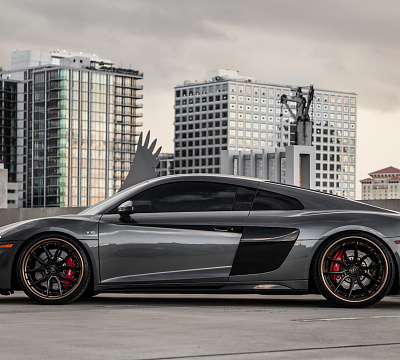 Фото дисков Strasse Wheels SV5 Deep Concave FS на Audi R8 (4S)
