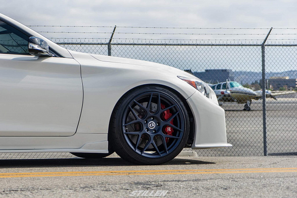 Фото дисков HRE FF01 Синий сатин на Infiniti Q50