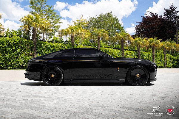 Фото дисков NOVITEC SP3 Черный глянец на Rolls-Royce Spectre