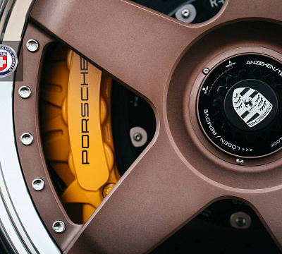 Фото дисков HRE C105 на Porsche 911 VII