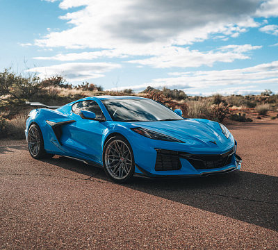 Фото дисков Vossen S21-02 на Chevrolet Corvette C8