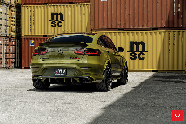 Фото дисков Vossen HF-5 Черный глянец на Mercedes-Benz GLC (X253, C253)