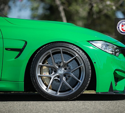 Фото дисков HRE R101 на BMW 3/M3 (F3x/F80)