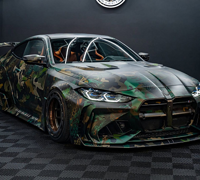 Фото дисков Brixton Forged TR14 AERO1 на BMW 4/M4 (G22/G82)