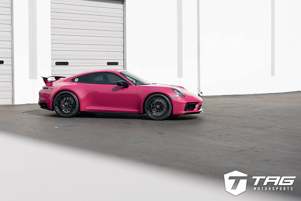 Фото дисков HRE 300 Черный сатин на Porsche 911 VIII